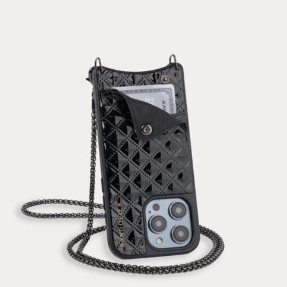 BANDOLIER Sheila Crossbody phone case for iPhone 12 Pro Max - black